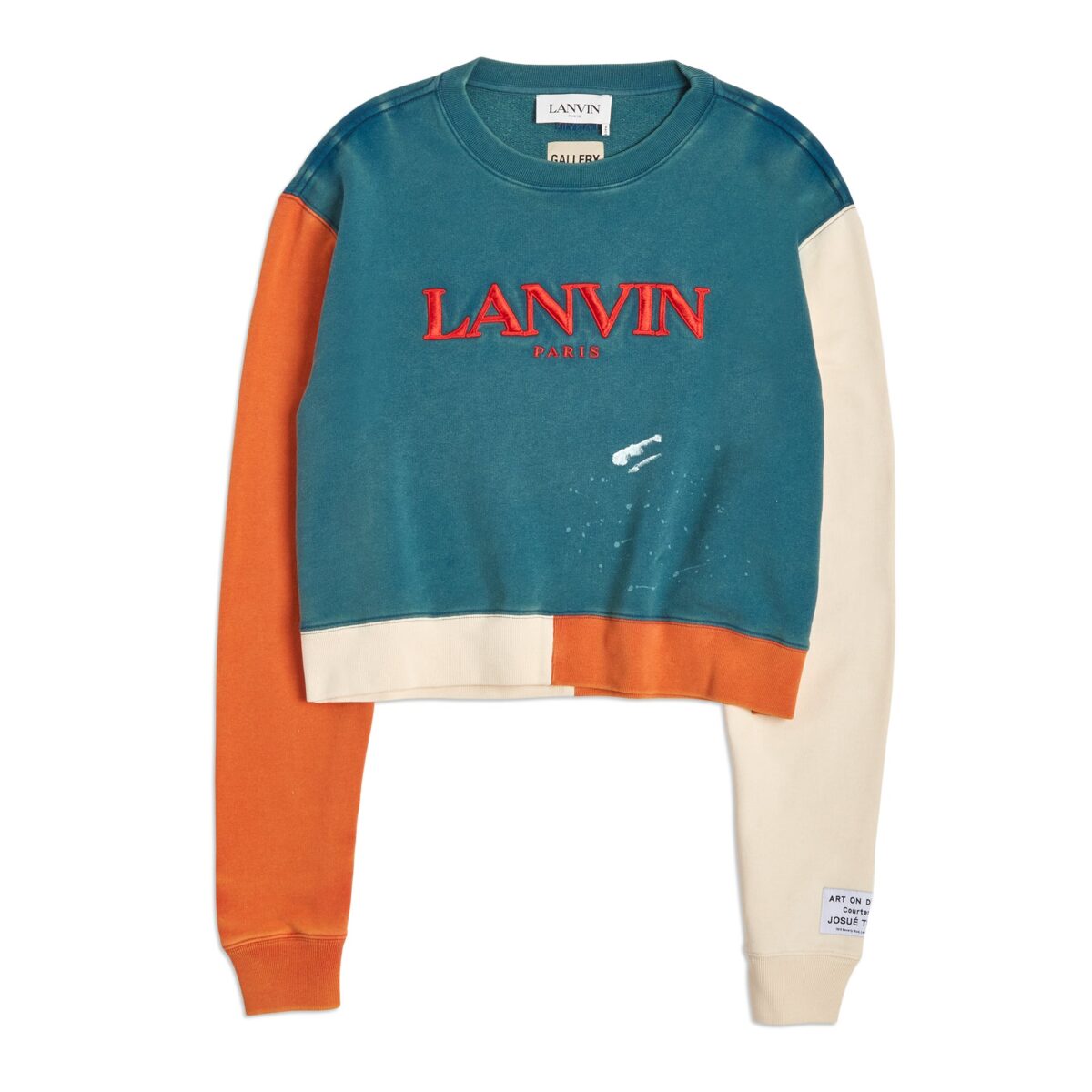 Gallery Dept X Lanvin Cropped Sweatshirt