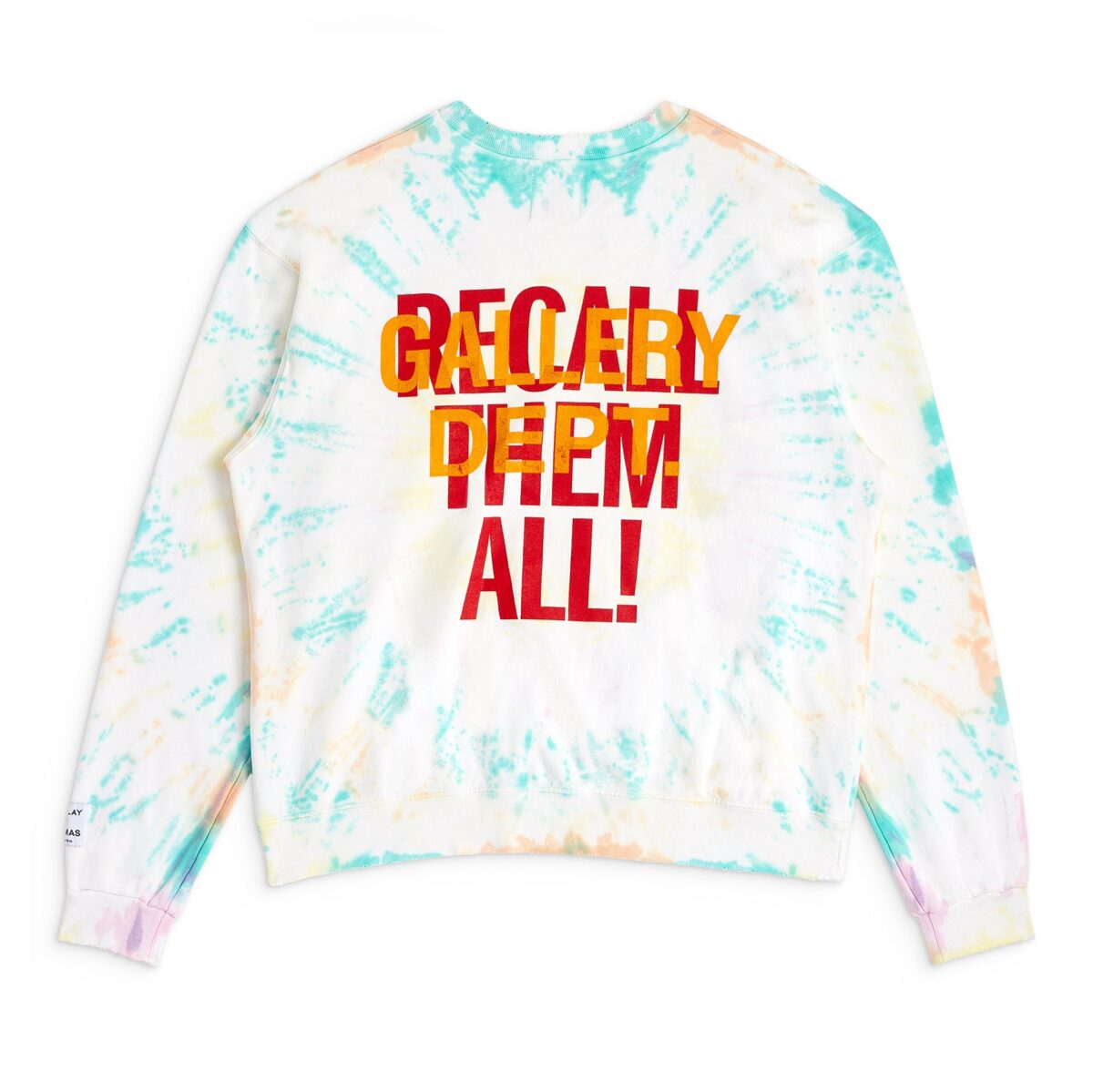 Gallery Dept Big G-ball Crewneck Tie-dye